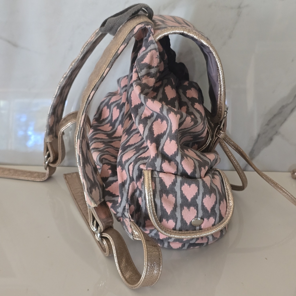 Candie's | Pink Heart Pattern Backpack - Picture 10 of 10